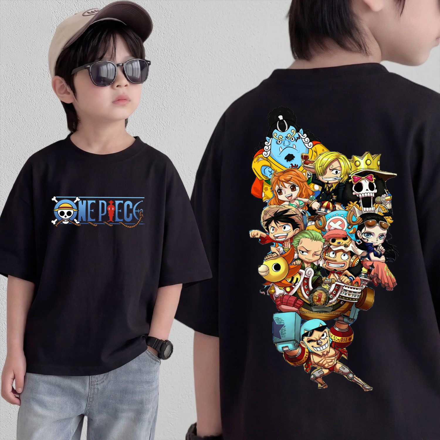 Anime Merchandise For Women - Anime One Piece Cosplay T-Shirt Cotton