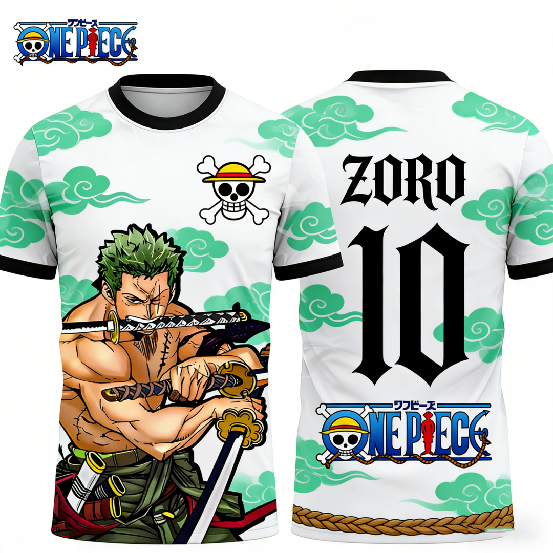Anime Merchandise For Women - One Piece's Zoro Graphic T-shirt Japanese
