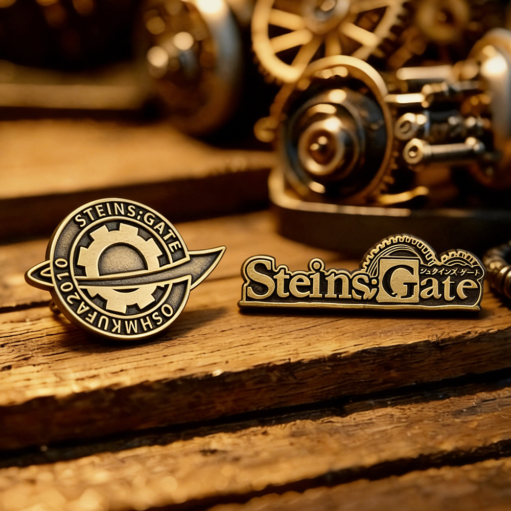 Gate Anime Merchandise - Steins;Gate Pin Anime Merchandise Metal Pin