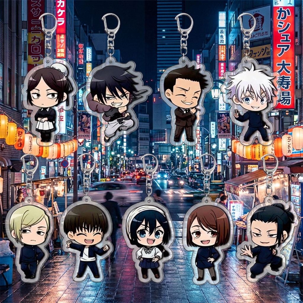 Anime Jujutsu Kaisen Merchandise - Jujutsu Kaisen Acrylic Keychain Yuji Itadori