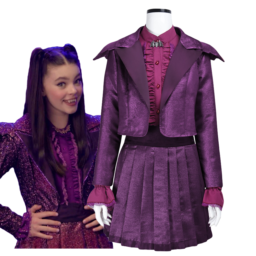 Anime Merchandise For Women - Vampire Nana Cosplay Purple Uniform skirt