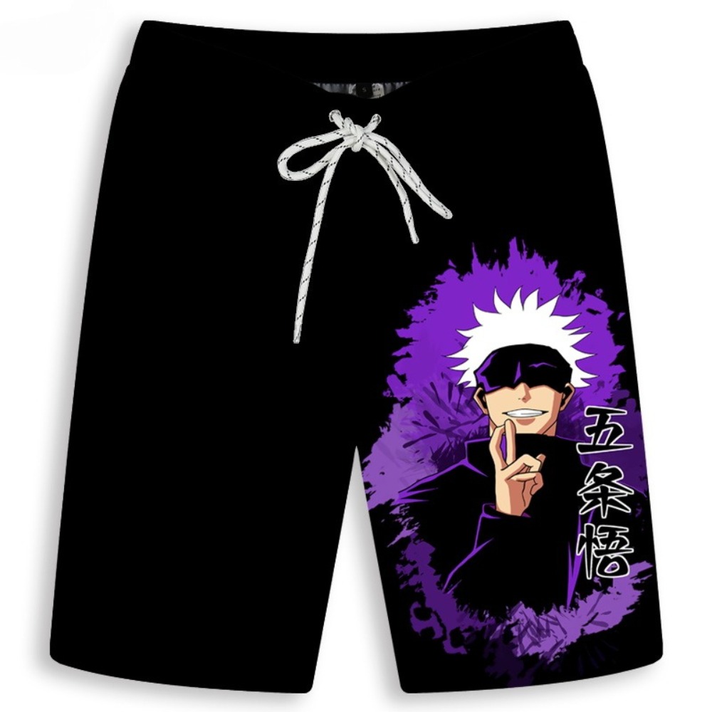Men's Gojo Satoru Printed Shor – Anime Merchandise Shop recenzja i cena