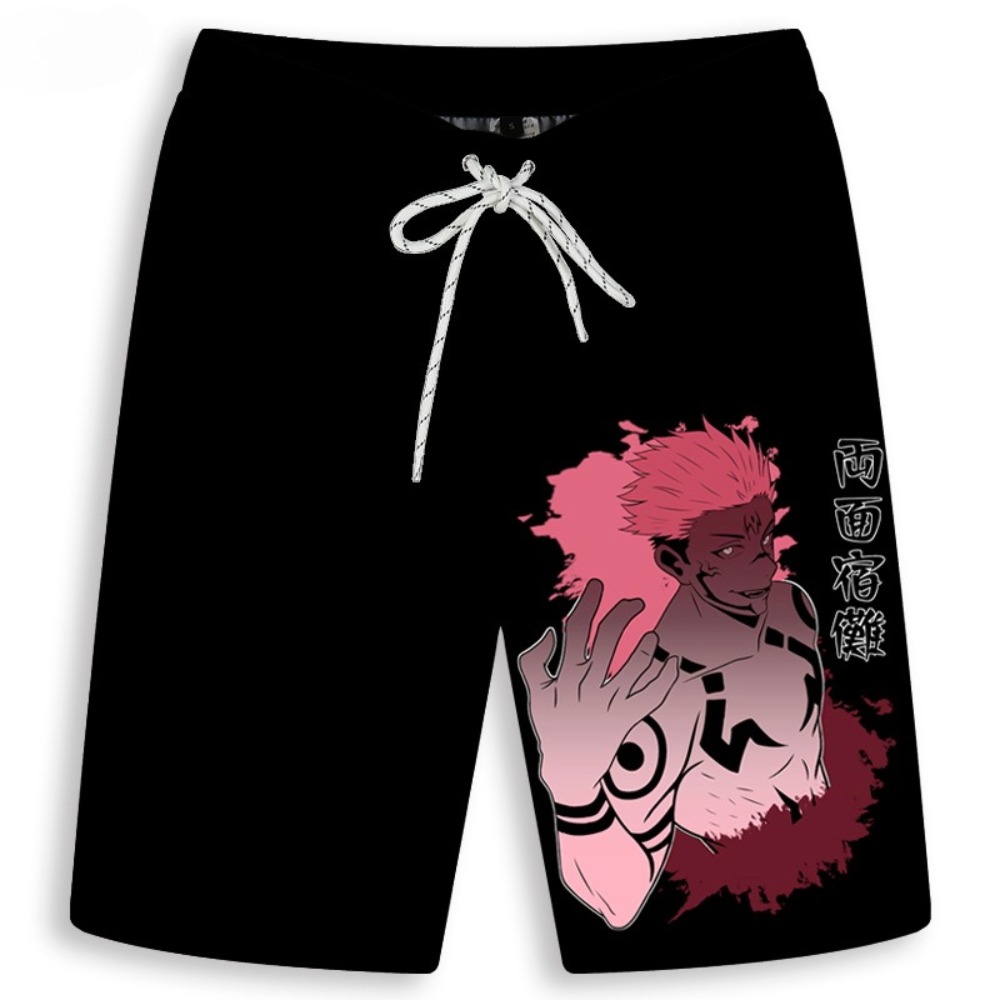 Men's Gojo Satoru Printed Shor – Anime Merchandise Shop recenzja i cena