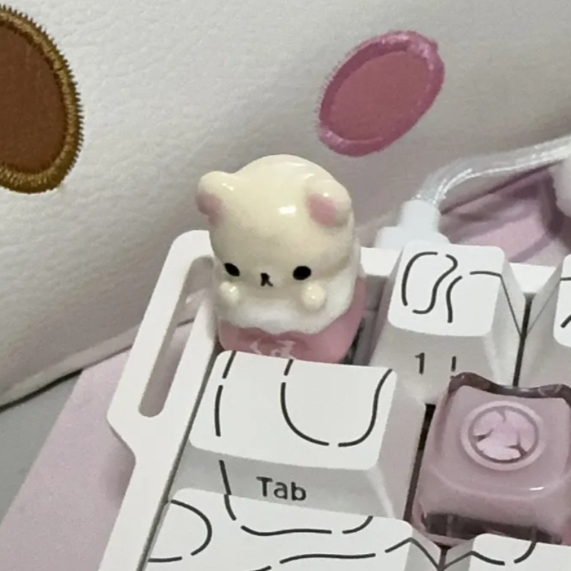 Kawaii Rilakkuma Keycaps Relax – Keycap Artisan Anime recenzja i cena