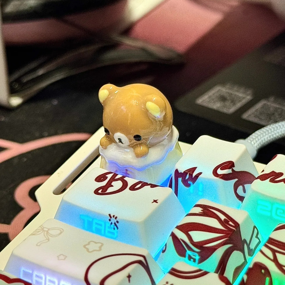 Kawaii Rilakkuma Keycaps Relax – Keycap Artisan Anime recenzja i cena