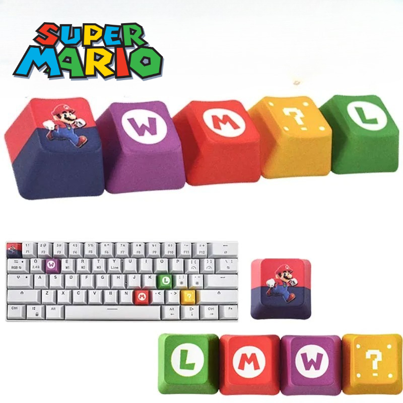 5pcs/lot Cartoon Keycaps Anime – Keycap Artisan Anime recenzja i cena