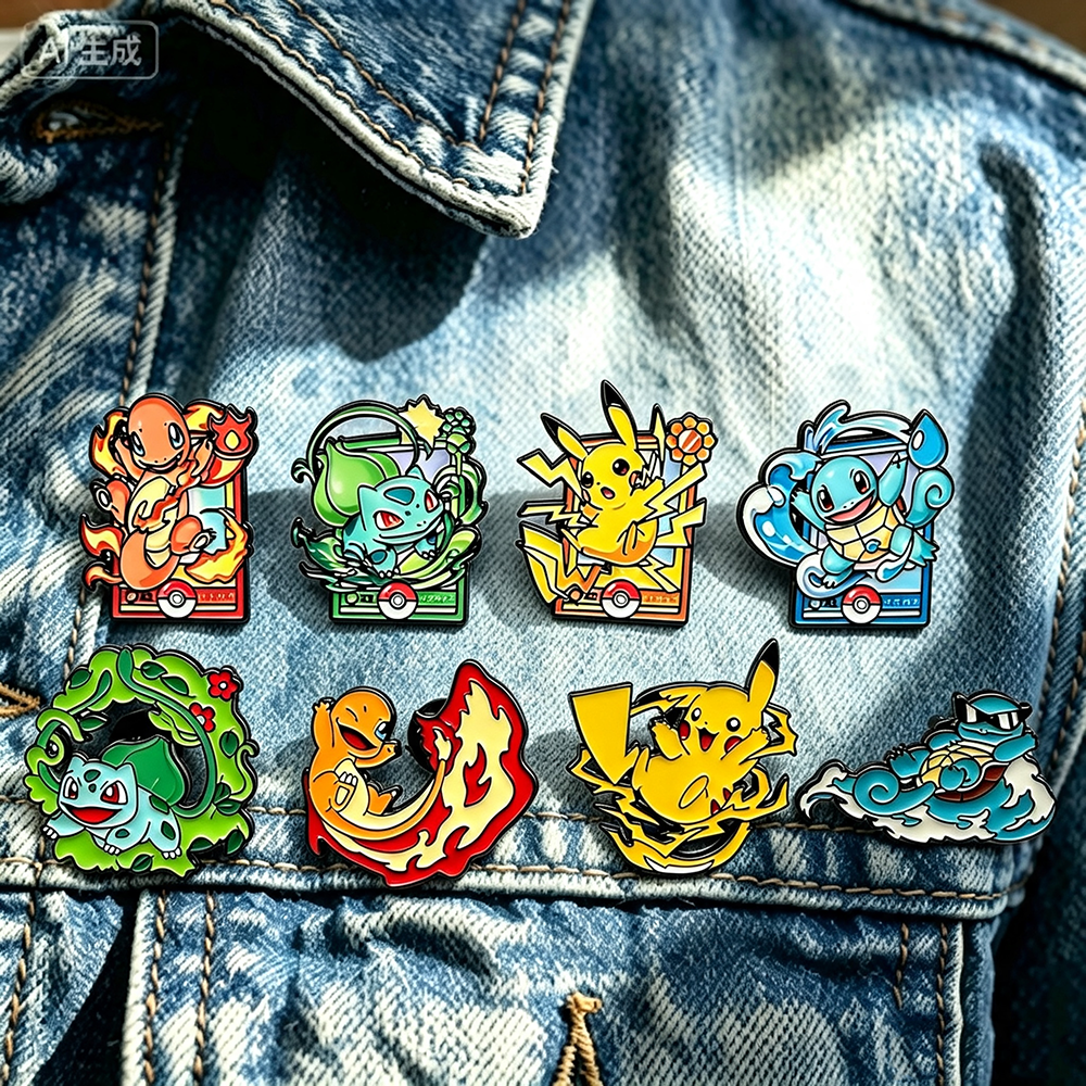 8pcs Anime Cartoon Creature En – Enamel Pin Set recenzja i cena