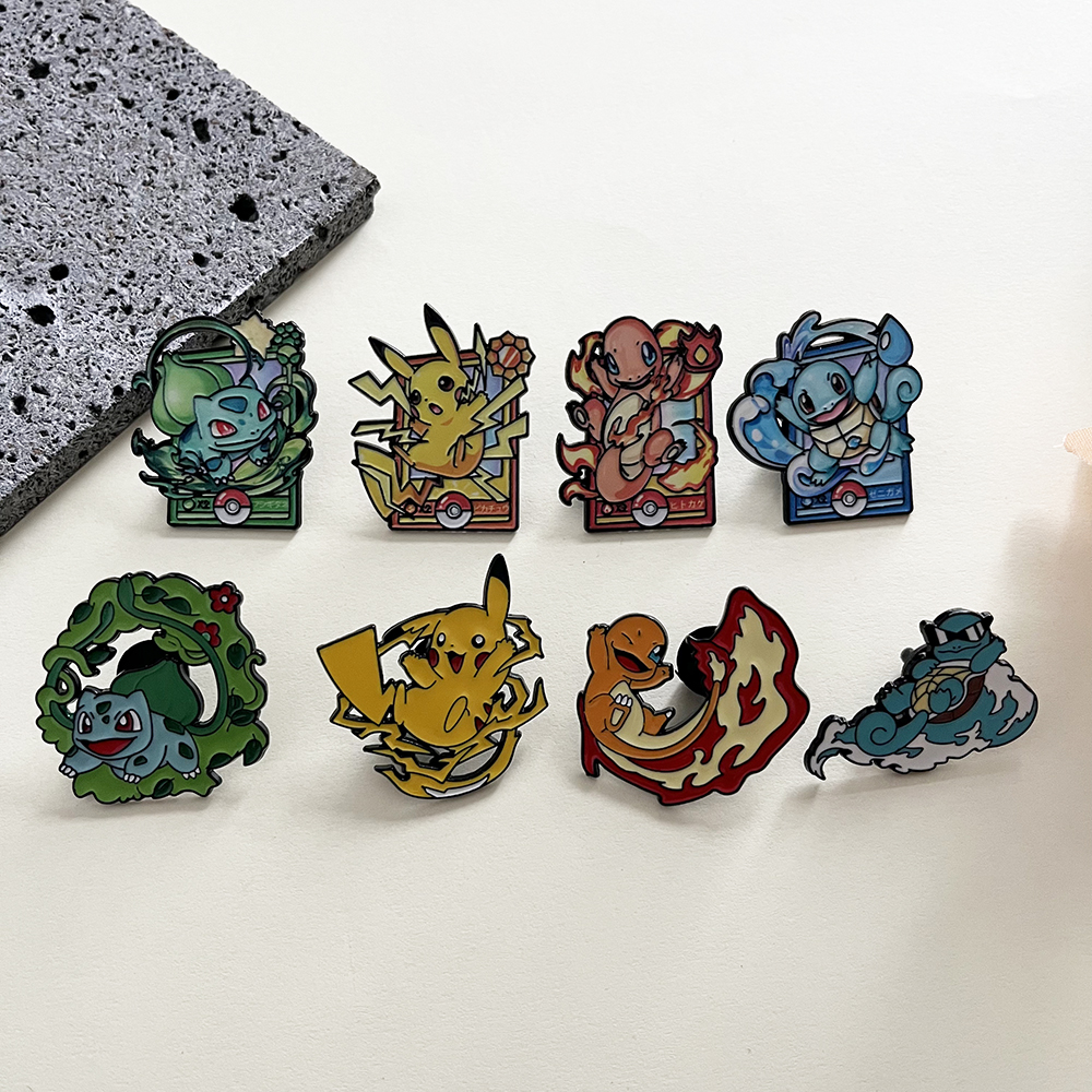 8pcs Anime Cartoon Creature En – Enamel Pin Set recenzja i cena