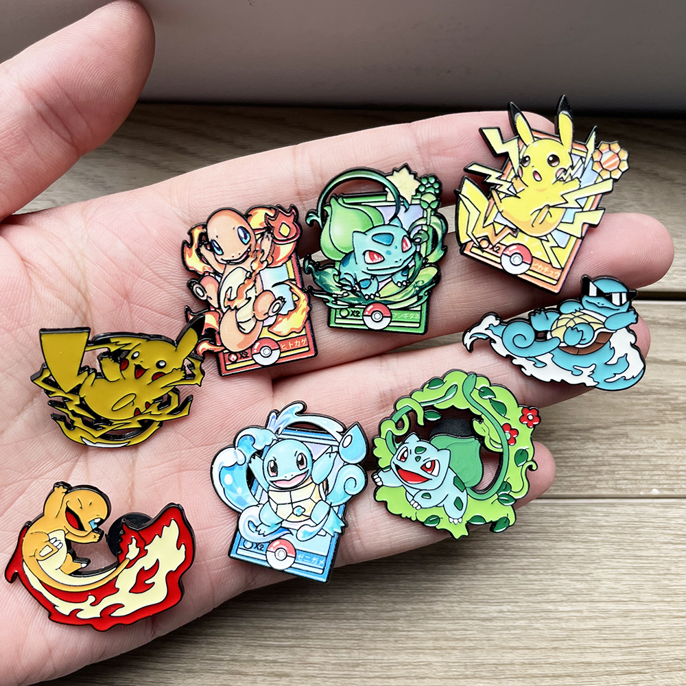 8pcs Anime Cartoon Creature En – Enamel Pin Set recenzja i cena