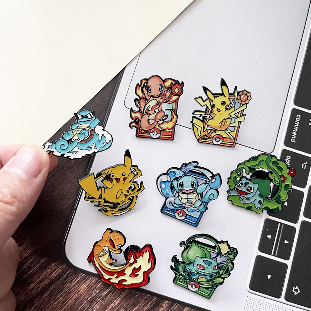 8pcs Anime Cartoon Creature En – Enamel Pin Set recenzja i cena