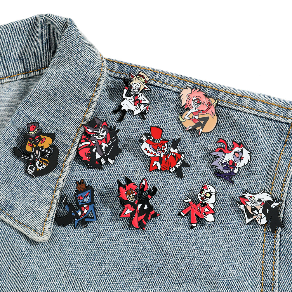 Hazbin Hotel Enamel Pin Brooch – Enamel Pin Set recenzja i cena