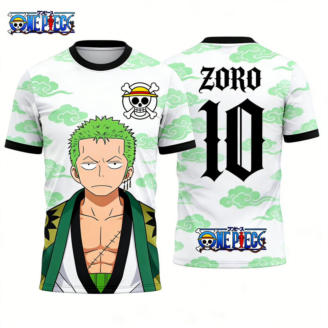 One Piece's Zoro Graphic T-shi – Anime Merchandise For Women recenzja i cena