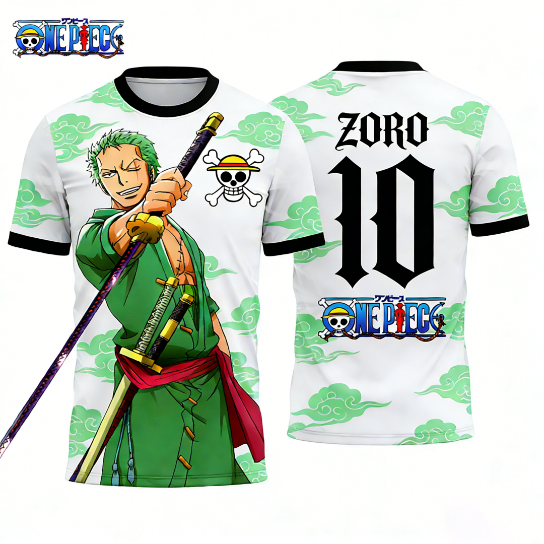 One Piece's Zoro Graphic T-shi – Anime Merchandise For Women recenzja i cena