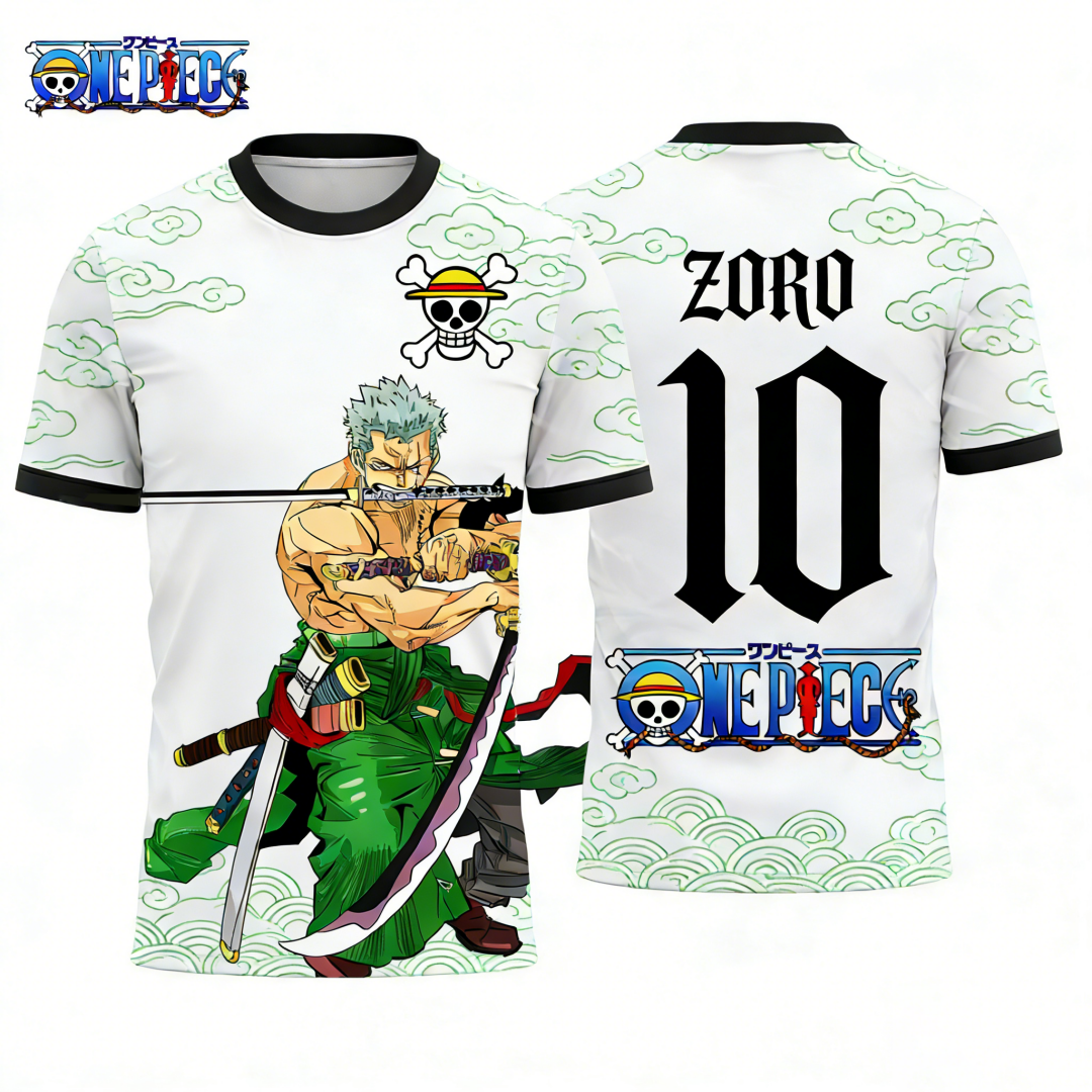 One Piece's Zoro Graphic T-shi – Anime Merchandise For Women recenzja i cena