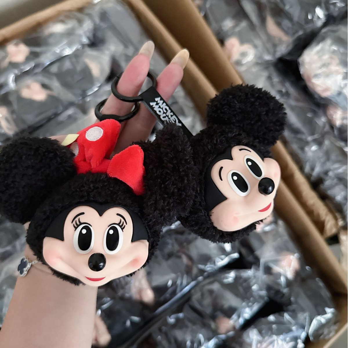 Mickey Minnie Plush Doll Keych – Anime Merchandise Figure recenzja i cena
