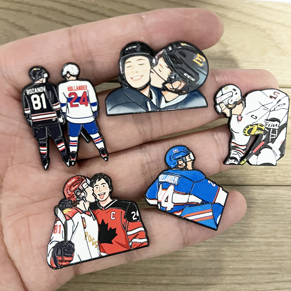 5pcs Heated Rivalry Cartoon ic – Enamel Pin Set recenzja i cena