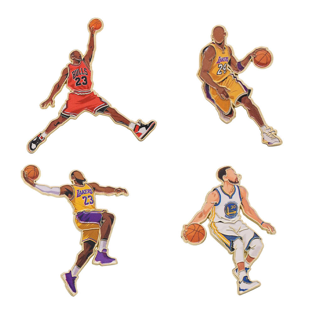 4/12pcs Sports Star Enamel Pin – Enamel Pin Set recenzja i cena