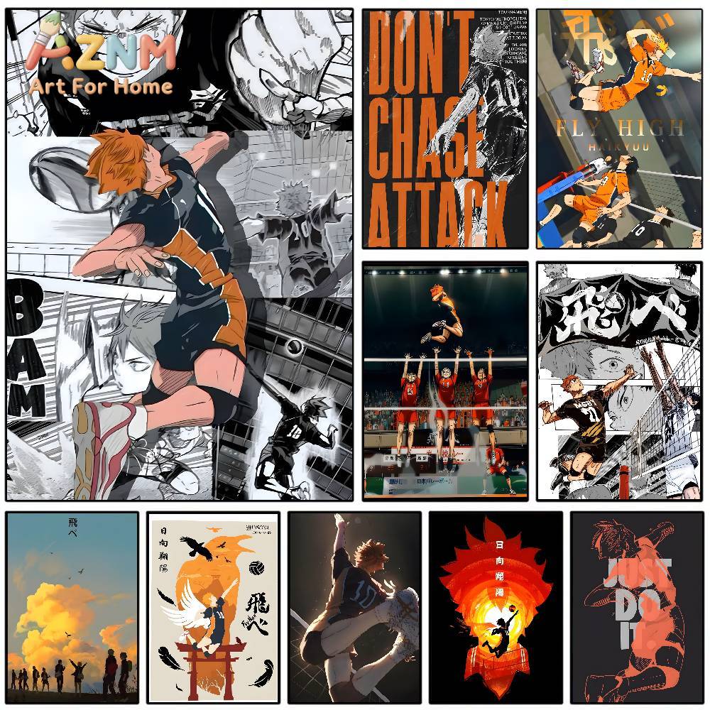 Japanese Anime Haikyuu Poster  – Anime Merchandise Posters recenzja i cena