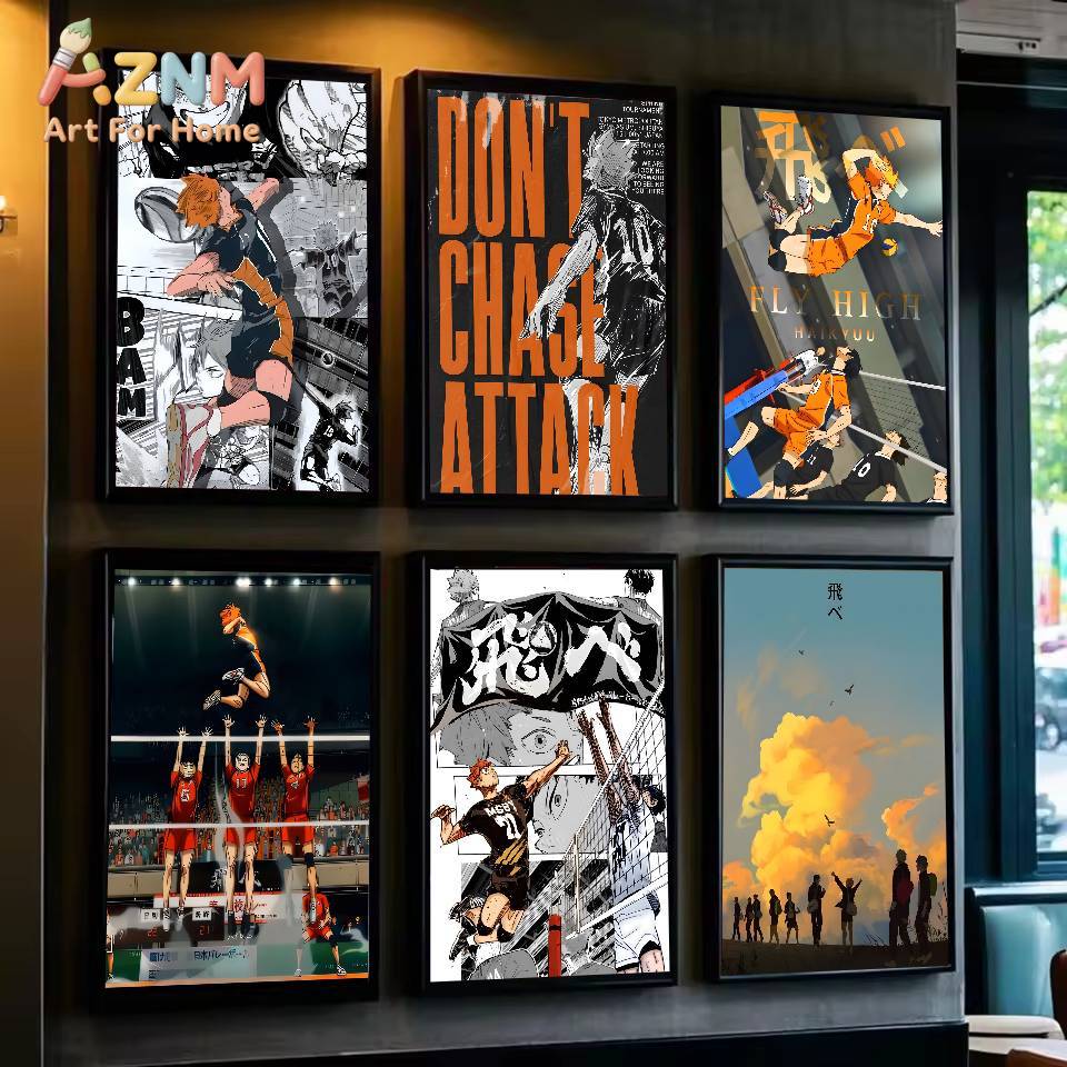 Japanese Anime Haikyuu Poster  – Anime Merchandise Posters recenzja i cena