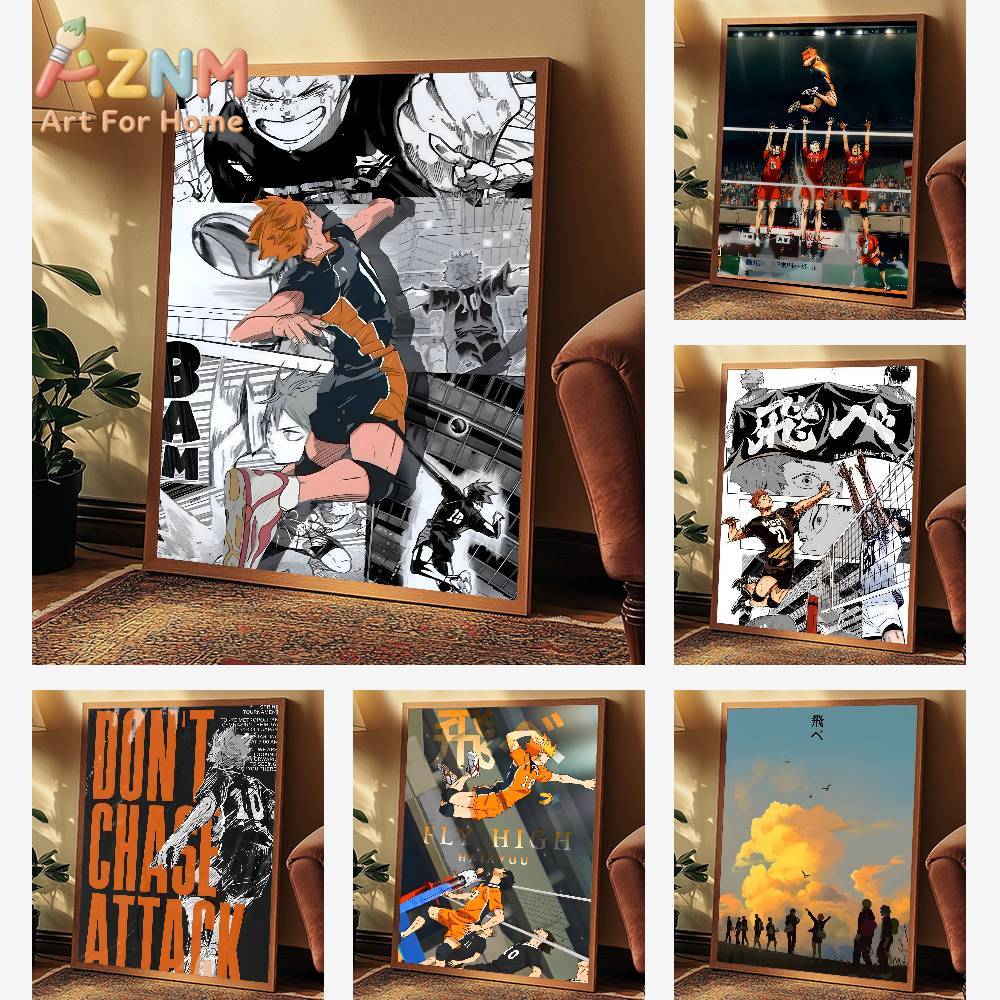 Japanese Anime Haikyuu Poster  – Anime Merchandise Posters recenzja i cena