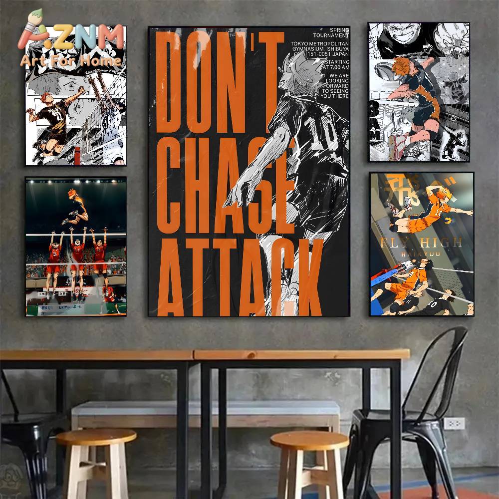 Japanese Anime Haikyuu Poster  – Anime Merchandise Posters recenzja i cena