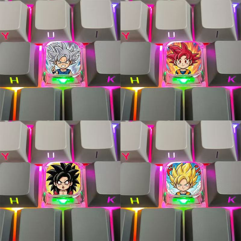 Dragon Ball Super Saiyan Carto – Keycap Artisan Anime recenzja i cena