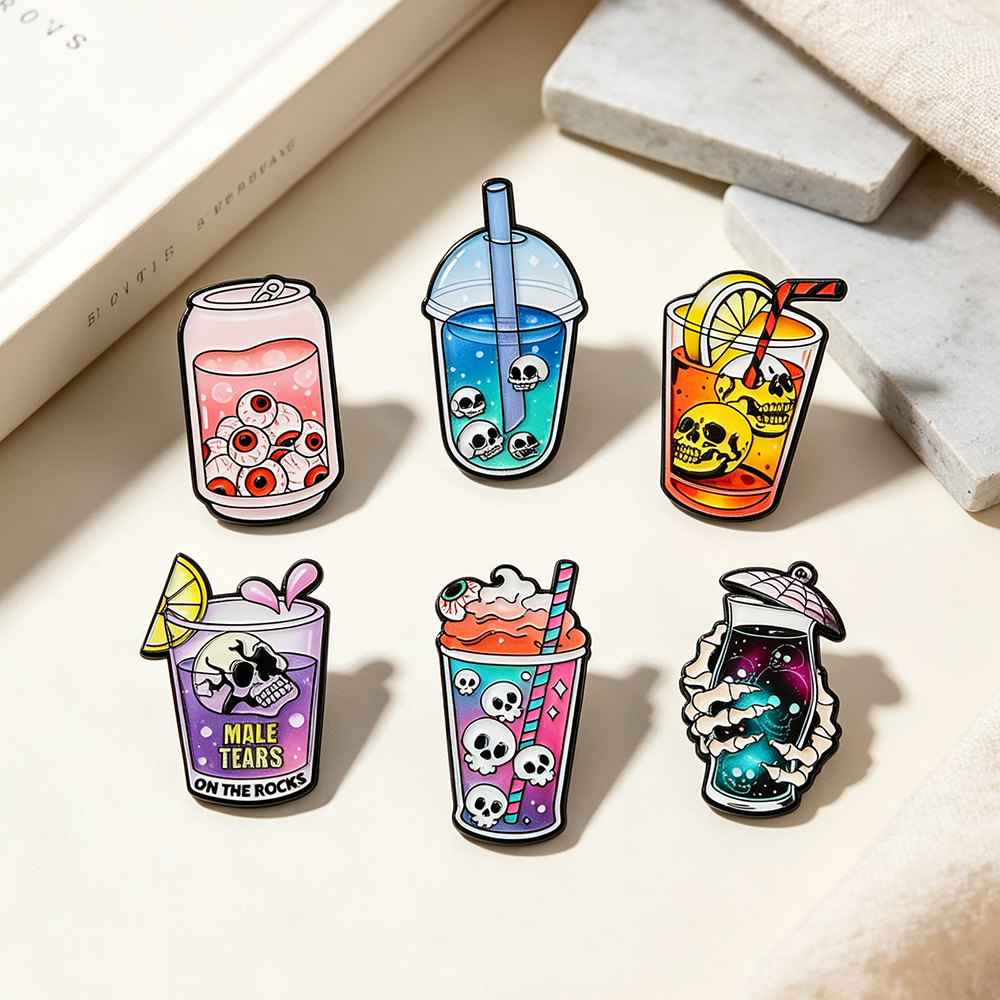 6pcs Cool Halloween Enamel Pin – Enamel Pin Set recenzja i cena