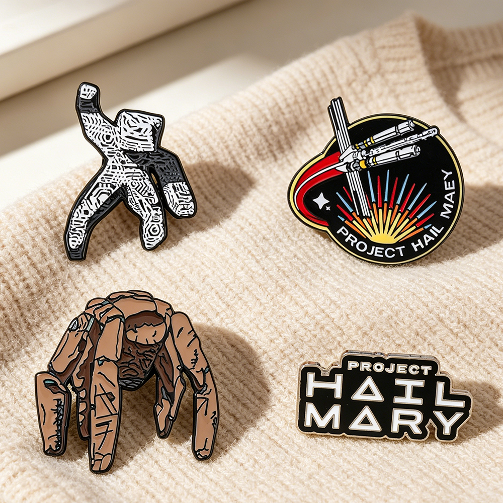 4pc Sci-Fi Enamel Pin Set Proj – Enamel Pin Set recenzja i cena