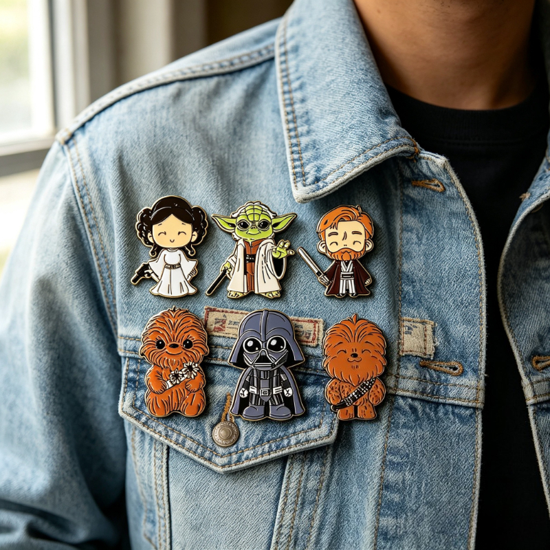 5/6/7pcs Cute Monster Brooche  – Enamel Pin Set recenzja i cena
