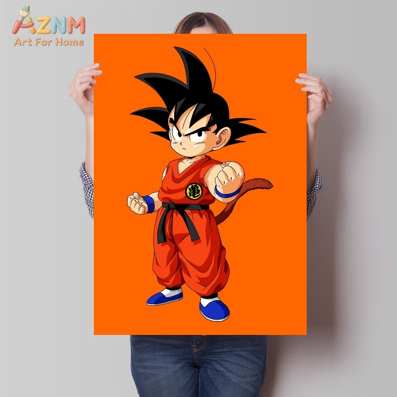 AZNM Dragon Ball Kid Goku Kril – Anime Merchandise Posters recenzja i cena