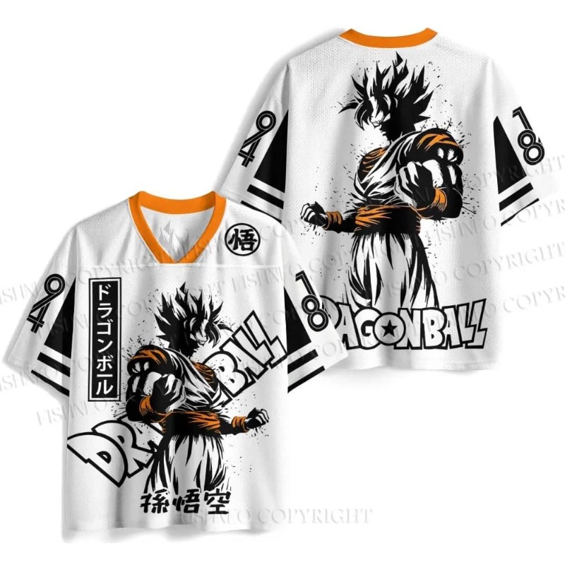 Dragon Ball Football Jersey Un – Anime Merchandise For Women recenzja i cena